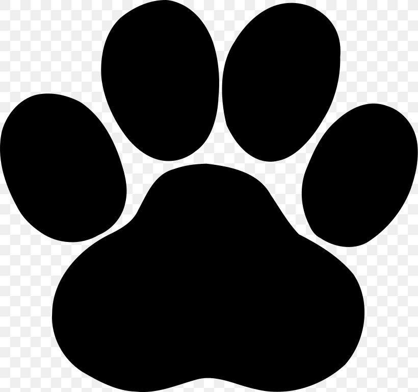 Dog Paw Printing Paper Clip Art, PNG, 820x768px, Dog, Black, Black And White, Decal, Die Cutting Download Free