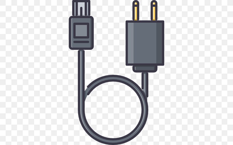 Electrical Cable AC Adapter Micro-USB, PNG, 512x512px, Electrical Cable, Ac Adapter, Cable, Computer, Data Cable Download Free