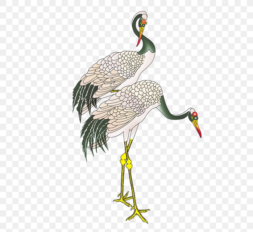 Red-crowned Crane Bird Painting Grey Crowned Crane, PNG, 750x750px, Redcrowned Crane, Balearica, Beak, Bird, Ciconiiformes Download Free