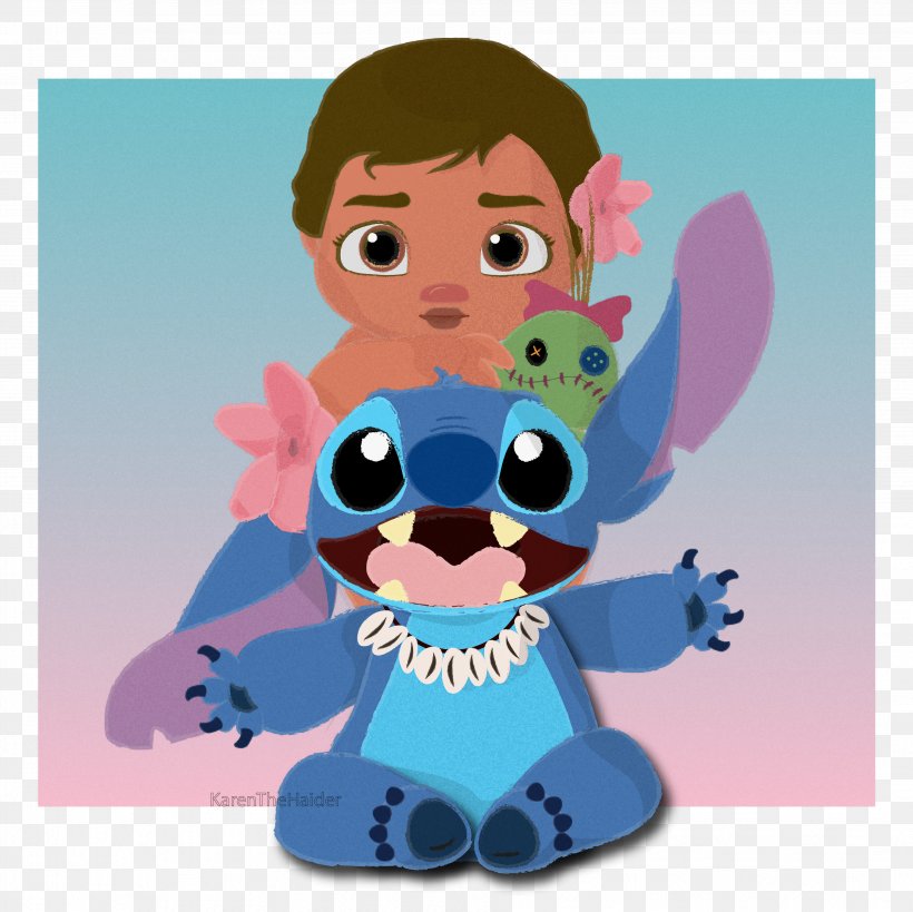 Lilo Pelekai Lilo & Stitch Doll Character, PNG, 3663x3659px, Watercolor, Cartoon, Flower, Frame, Heart Download Free