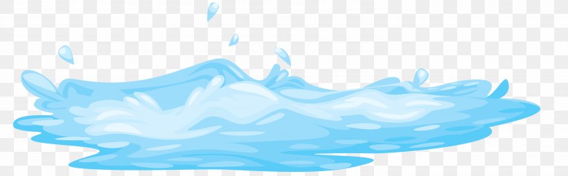 Puddle Splash Free Content Clip Art, PNG, 6000x1866px, Puddle, Animation, Aqua, Blue, Cartoon Download Free