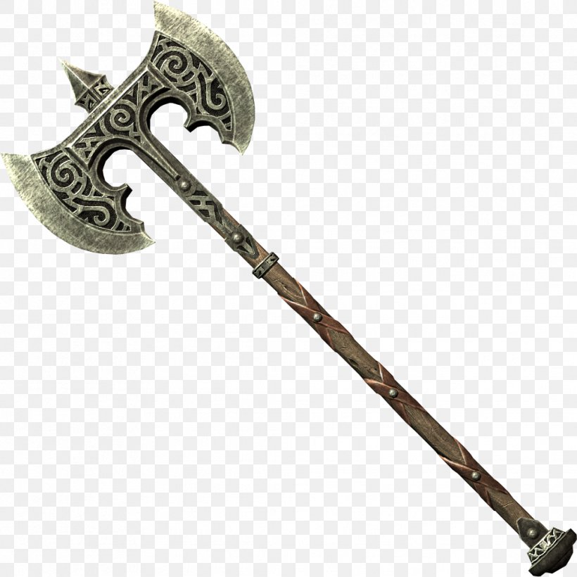 The Elder Scrolls V: Skyrim Battle Axe Knife Weapon Sword, PNG, 1013x1013px, Elder Scrolls V Skyrim, Axe, Battle Axe, Dagger, Dane Axe Download Free