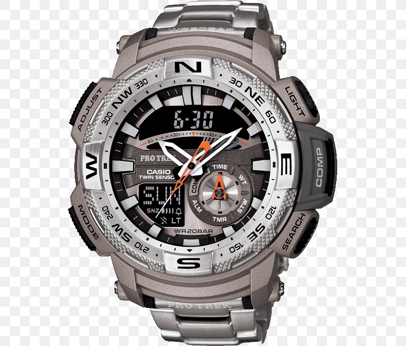Pro Trek Watch Casio G-Shock Quartz Clock, PNG, 700x700px, Watch, Brand, Casio, Chronograph, Clock Download Free