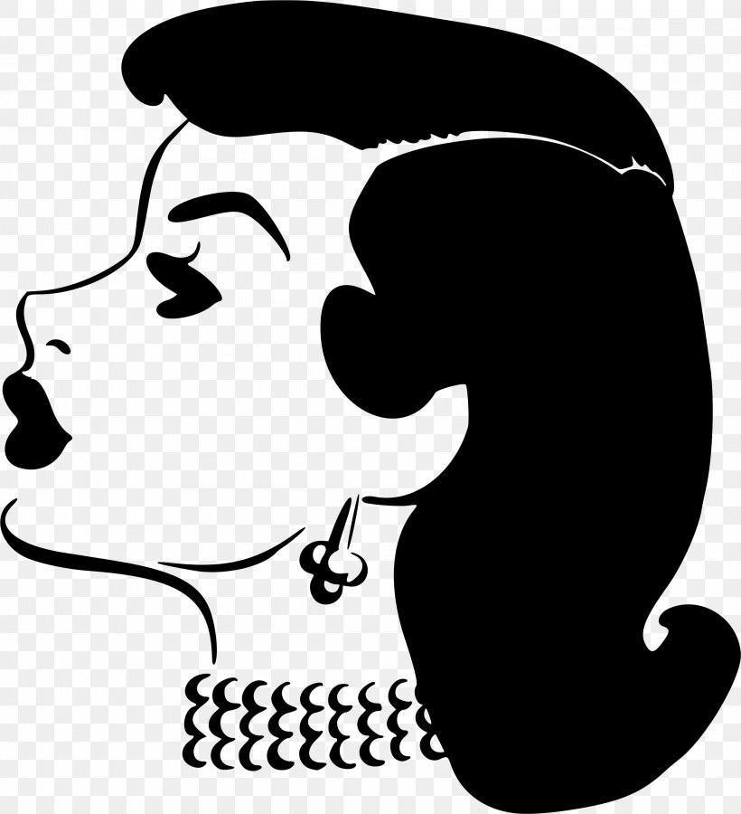 Woman Face, PNG, 2183x2397px, Woman, Black And White, Blackandwhite, Cartoon, Cheek Download Free