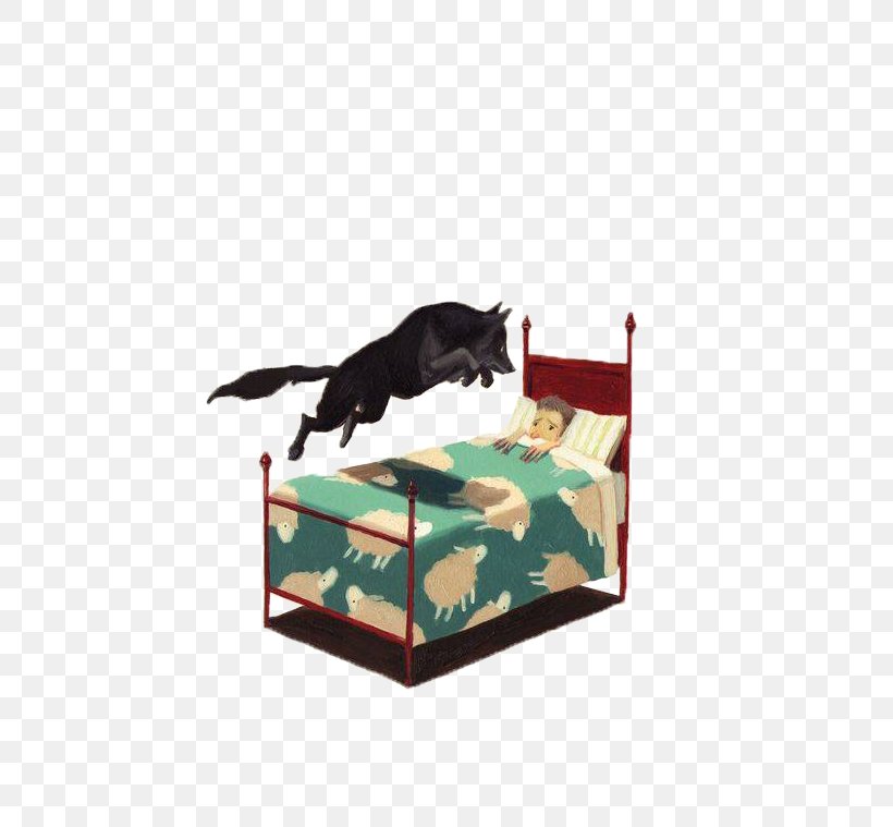 Wolf Jumped On Your Bed, PNG, 564x759px, Android, Box, Illustrator, Table Download Free