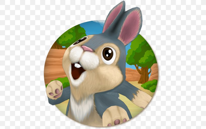 Bunny Run Game, PNG, 512x512px, Android, Domestic Rabbit, Easter Bunny, Fauna, Game Download Free