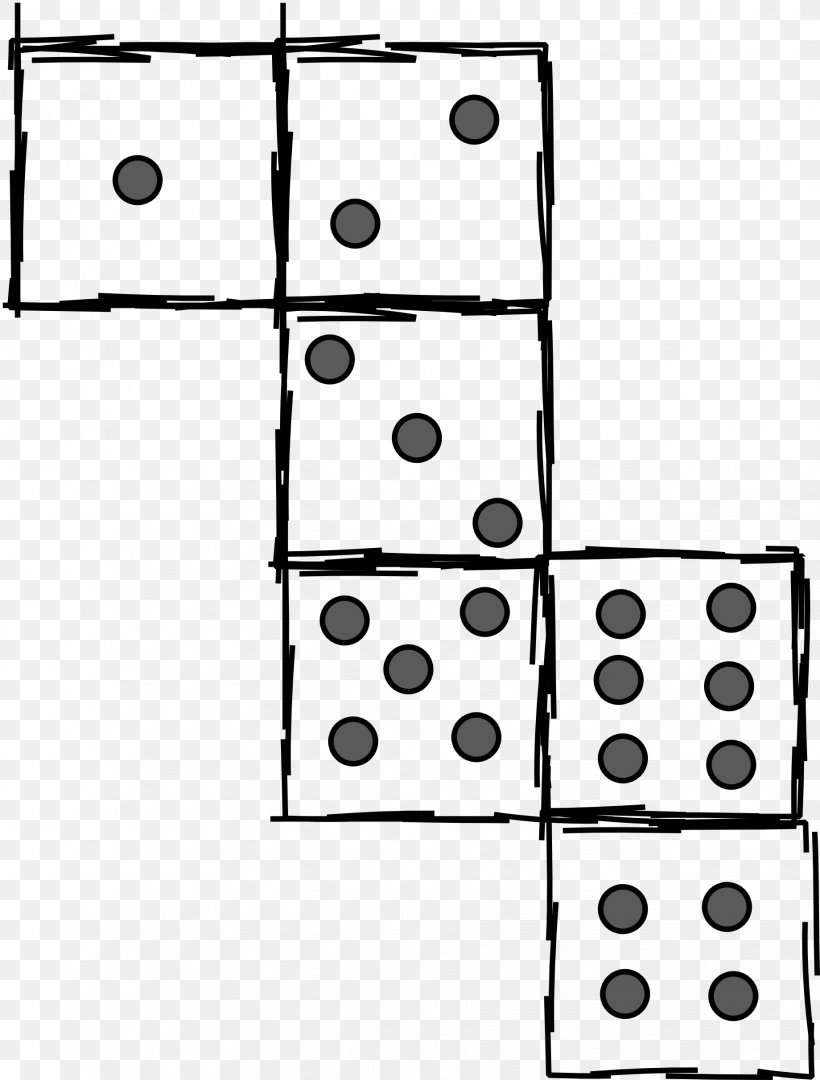 Dice Rectangle Net Cube Triangular Prism, PNG, 1839x2424px, Dice, Area, Black, Black And White, Cube Download Free
