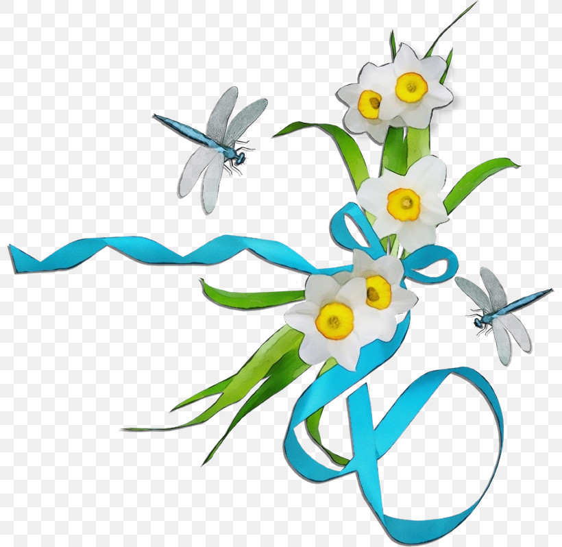 Flower Plant Cut Flowers Narcissus Pedicel, PNG, 800x798px, Watercolor, Cut Flowers, Flower, Iris, Narcissus Download Free