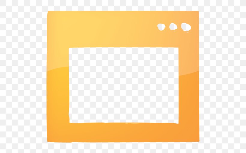 Paper Product Design Line Picture Frames Angle, PNG, 512x512px, Paper, Area, Orange, Picture Frame, Picture Frames Download Free