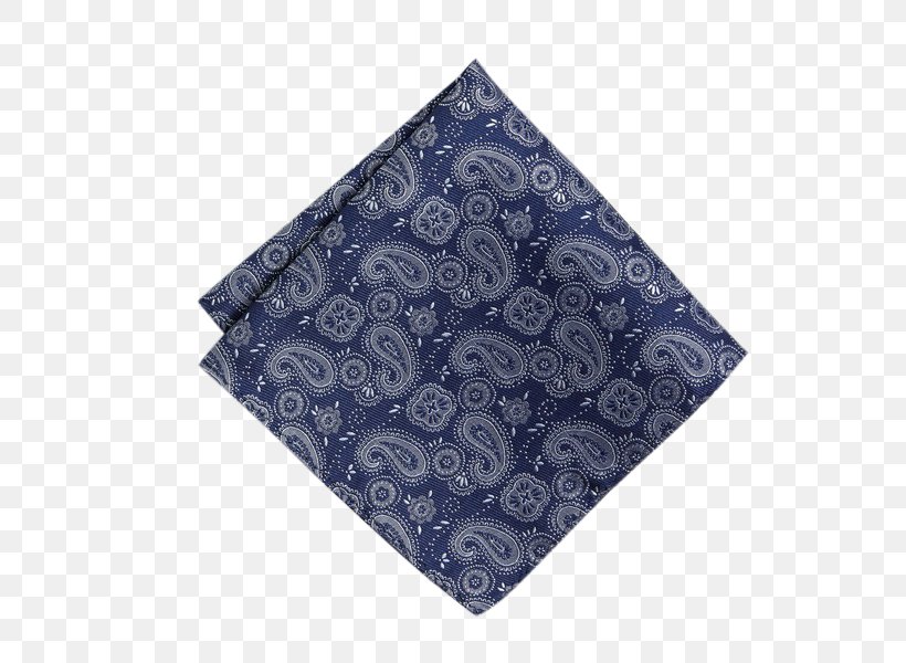Einstecktuch Paisley Blue Silk Linen, PNG, 600x600px, Einstecktuch, Blue, Cobalt Blue, Grey, Linen Download Free