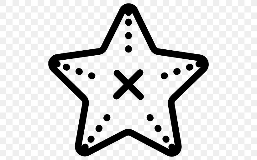 Starfish Clip Art, PNG, 512x512px, Starfish, Black And White, Body Jewelry, Fivepointed Star, Point Download Free