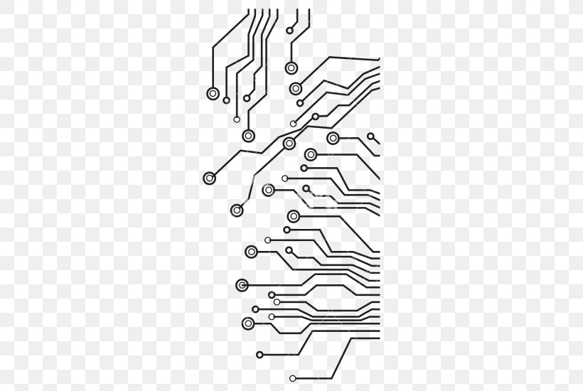 Electronic Circuit Electrical Network Circuit Diagram Wiring Diagram Vector Graphics, PNG, 550x550px, Electronic Circuit, Area, Auto Part, Black And White, Circuit Diagram Download Free
