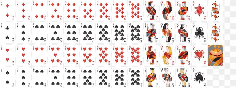 Playing Card Standard 52-card Deck Paper, PNG, 5058x1894px, Watercolor, Cartoon, Flower, Frame, Heart Download Free