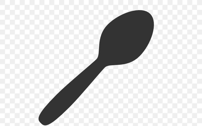 Spoon Black And White Font, PNG, 512x512px, Spoon, Black, Black And White, Cutlery, Monochrome Download Free
