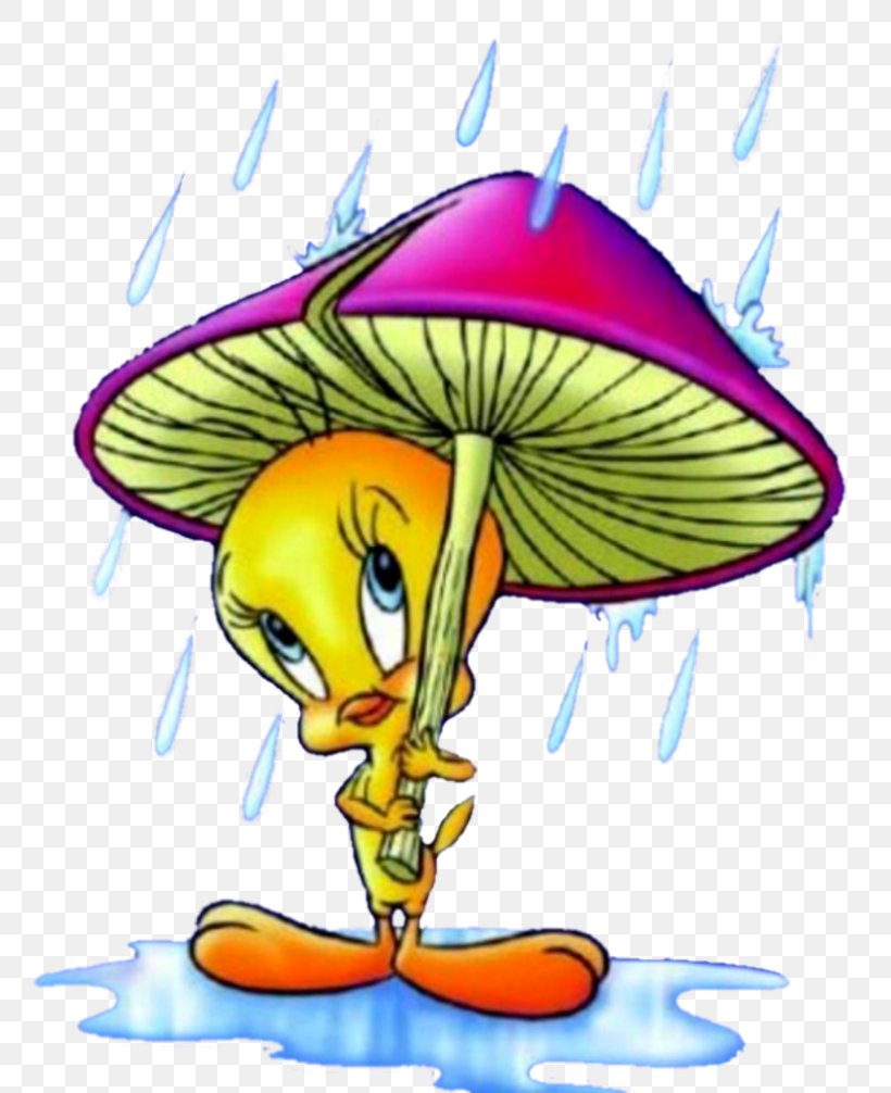 Tweety Cartoon Rain, PNG, 800x1006px, Tweety, Animated Cartoon, Animated Film, Art, Artwork Download Free