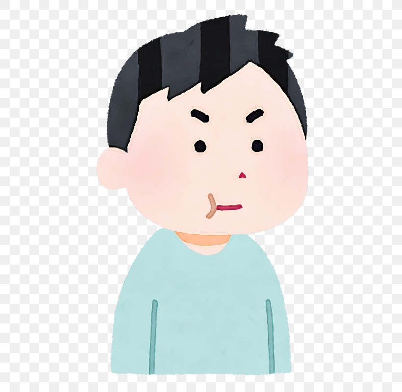 Cartoon Facial Expression Nose Cheek Child, PNG, 726x800px, Cartoon, Black Hair, Cheek, Child, Facial Expression Download Free