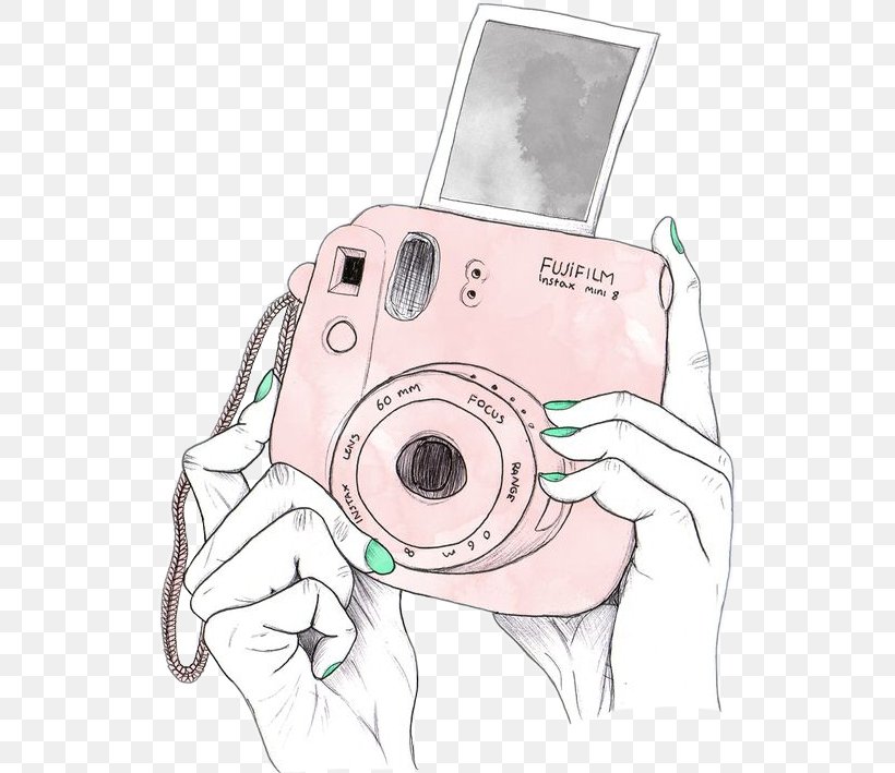 Photographic Film Instax Drawing Instant Camera Fujifilm, PNG, 531x709px, Watercolor, Cartoon, Flower, Frame, Heart Download Free