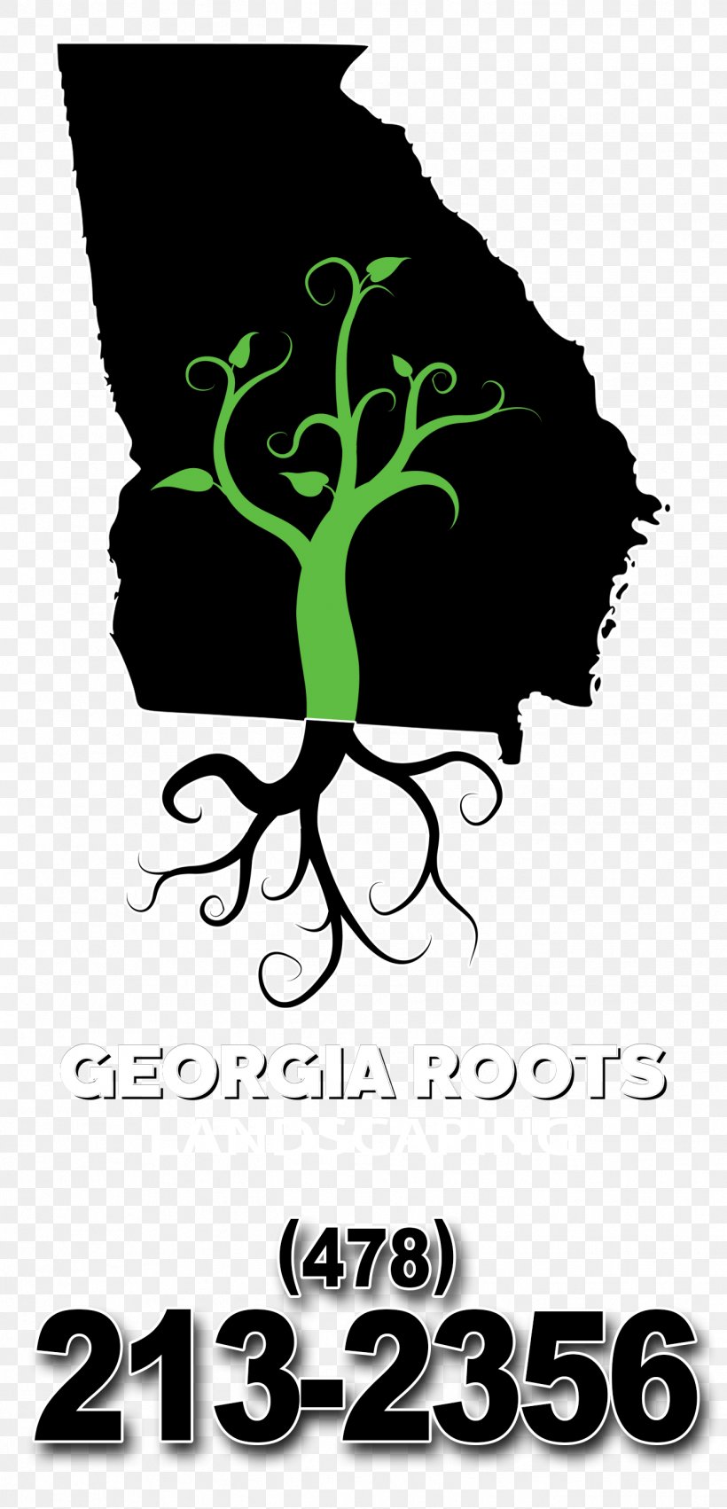 Georgia Roots Landscaping Landscape Creative Webdesign Studio, PNG, 1343x2788px, Landscape, Black And White, Brand, Calligraphy, Georgia Download Free