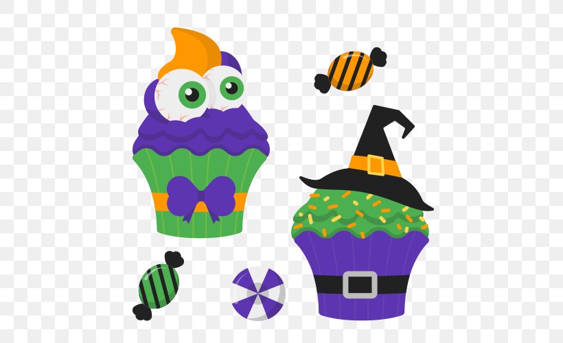 Ice Cream Cupcake Halloween Candy Corn Clip Art, PNG, 500x500px, Ice Cream, Artwork, Candy, Candy Corn, Cartoon Download Free