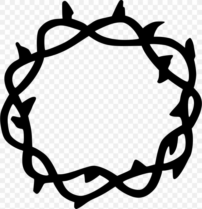Clip Art Thorns, Spines, And Prickles Crown Of Thorns Image, PNG, 950x980px, Thorns Spines And Prickles, Artwork, Black And White, Crown Of Thorns, Crownofthorns Starfish Download Free