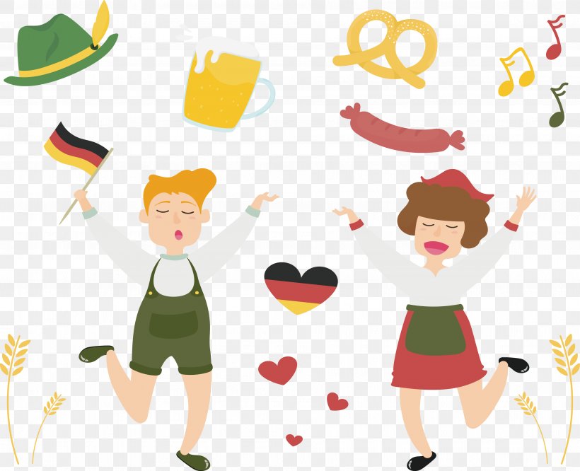 Oktoberfest Germany, PNG, 3799x3090px, Oktoberfest, Boy, Cartoon, Germany, Hand Download Free