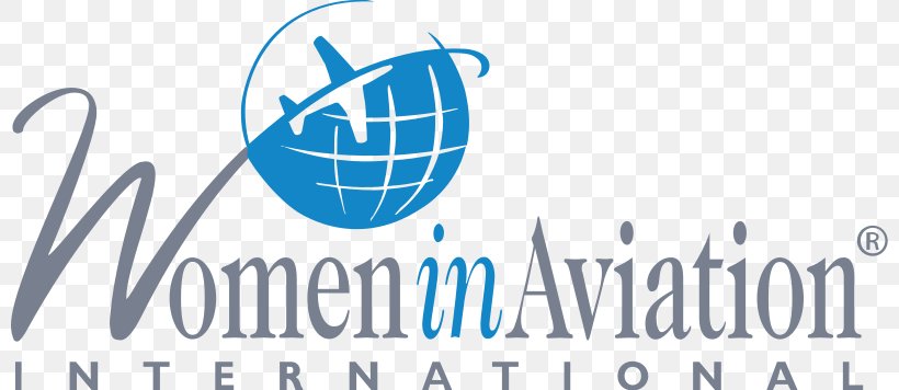 Women In Aviation International Logo 0506147919, PNG, 800x356px, Logo, Aeronautics, Area, Aviation, Blue Download Free