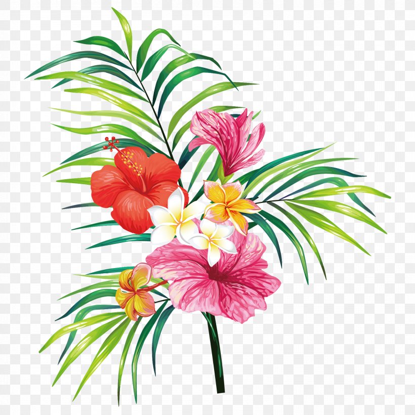 A Bunch Of Flowers Vector, PNG, 1667x1667px, Watercolor Painting, Art, Artificial Flower, Branch, Cut Flowers Download Free