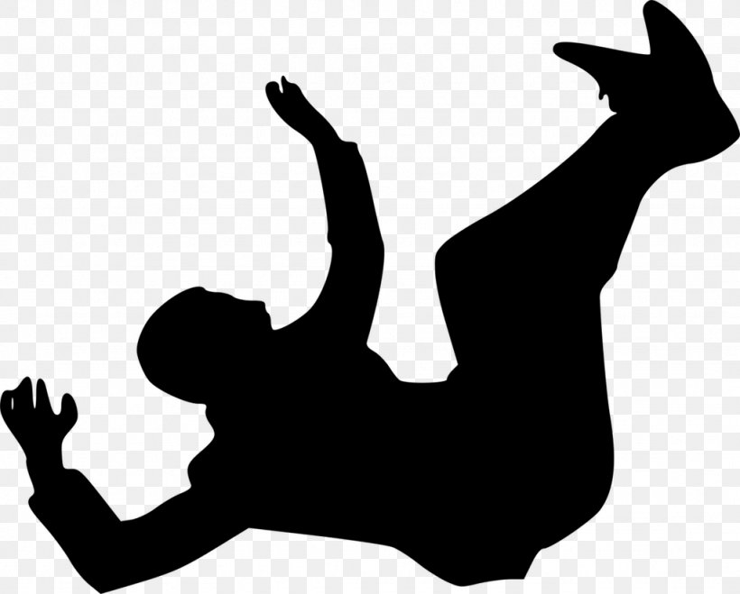 Falling Man, PNG, 1024x824px, Silhouette, Blackandwhite, Falling Man, Finger, Gesture Download Free