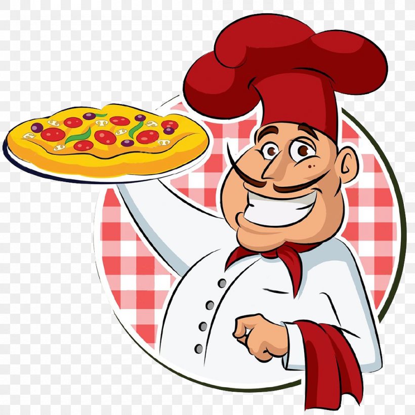 Pizza Italian Cuisine Pasta Chef, PNG, 1000x1000px, Pizza, Artwork, Cartoon, Chef, Cook Download Free