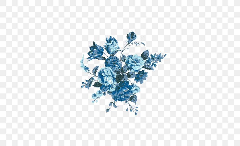 Flower Clip Art, PNG, 500x500px, Flower, Blue, Cut Flowers, Floral Design, Flower Bouquet Download Free