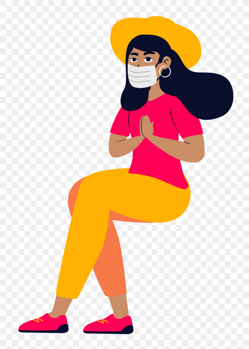 Girl With Mask Girl Mask, PNG, 1784x2500px, Girl, Cartoon, Happiness, Mask, Physical Fitness Download Free