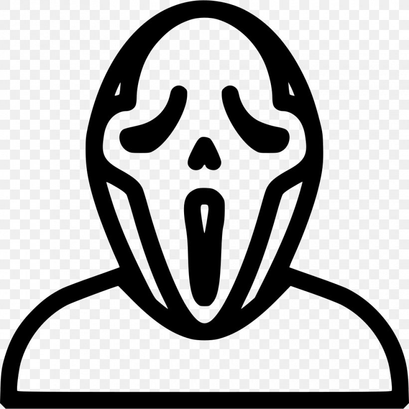 Ghostface The Scream, PNG, 980x980px, Ghostface, Art, Black And White, Drawing, Drew Barrymore Download Free