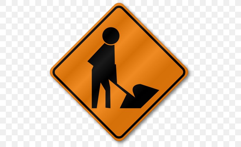 Architectural Engineering Traffic Sign Roadworks, PNG, 500x500px, Architectural Engineering, Brand, Construction Site Safety, Highway, Industry Download Free