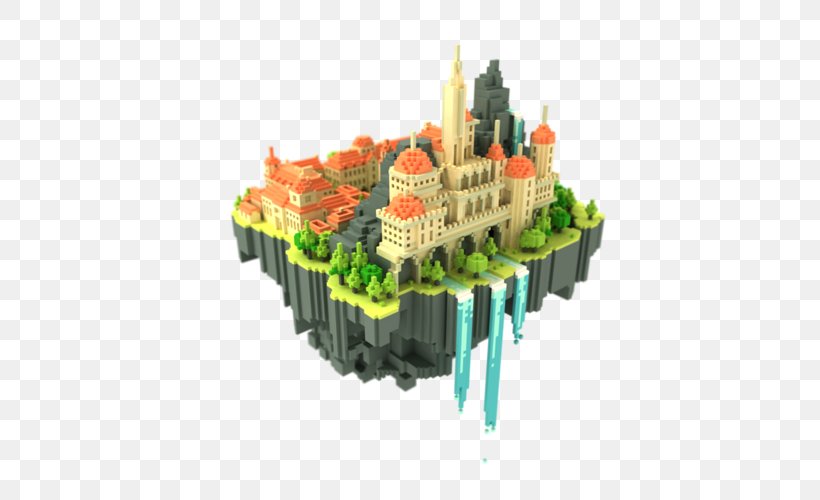 Minecraft Voxel Floating Island, PNG, 600x500px, 2d Computer Graphics, 3d Computer Graphics, Minecraft, Art, Floating Island Download Free