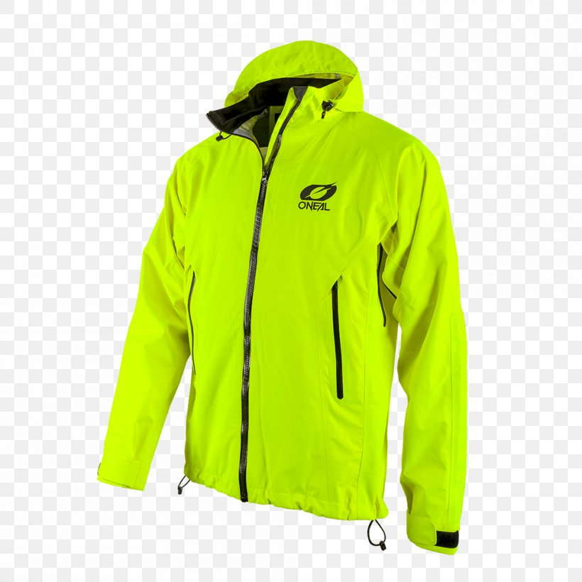 O'Neal O ́Neal Splash Rain Jacket Raincoat Clothing Oneal B Zero 10 Units, PNG, 1000x1000px, Jacket, Active Shirt, Clothing, Gilets, Green Download Free