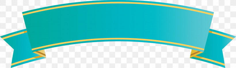 Arch Ribbon, PNG, 3000x867px, Arch Ribbon, Aqua, Blue, Line, Turquoise Download Free