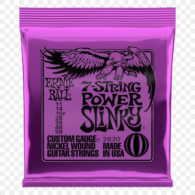 Ernie Ball Electric Guitar Strings Slinky Ernie Ball Electric Guitar Strings Slinky Ernie Ball 2220 Power Slinky, PNG, 1000x1000px, Watercolor, Cartoon, Flower, Frame, Heart Download Free