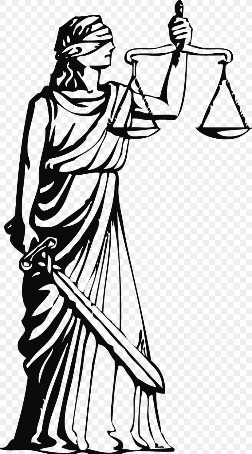 Lady Justice Themis Clip Art, PNG, 834x1500px, Lady Justice, Arm, Art, Artwork, Black Download Free