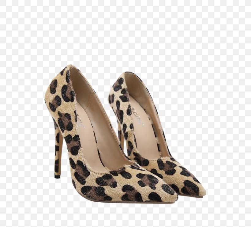 Leopard Court Shoe High-heeled Shoe Stiletto Heel Leather, PNG, 558x744px, Leopard, Animal Print, Ballet Flat, Basic Pump, Beige Download Free