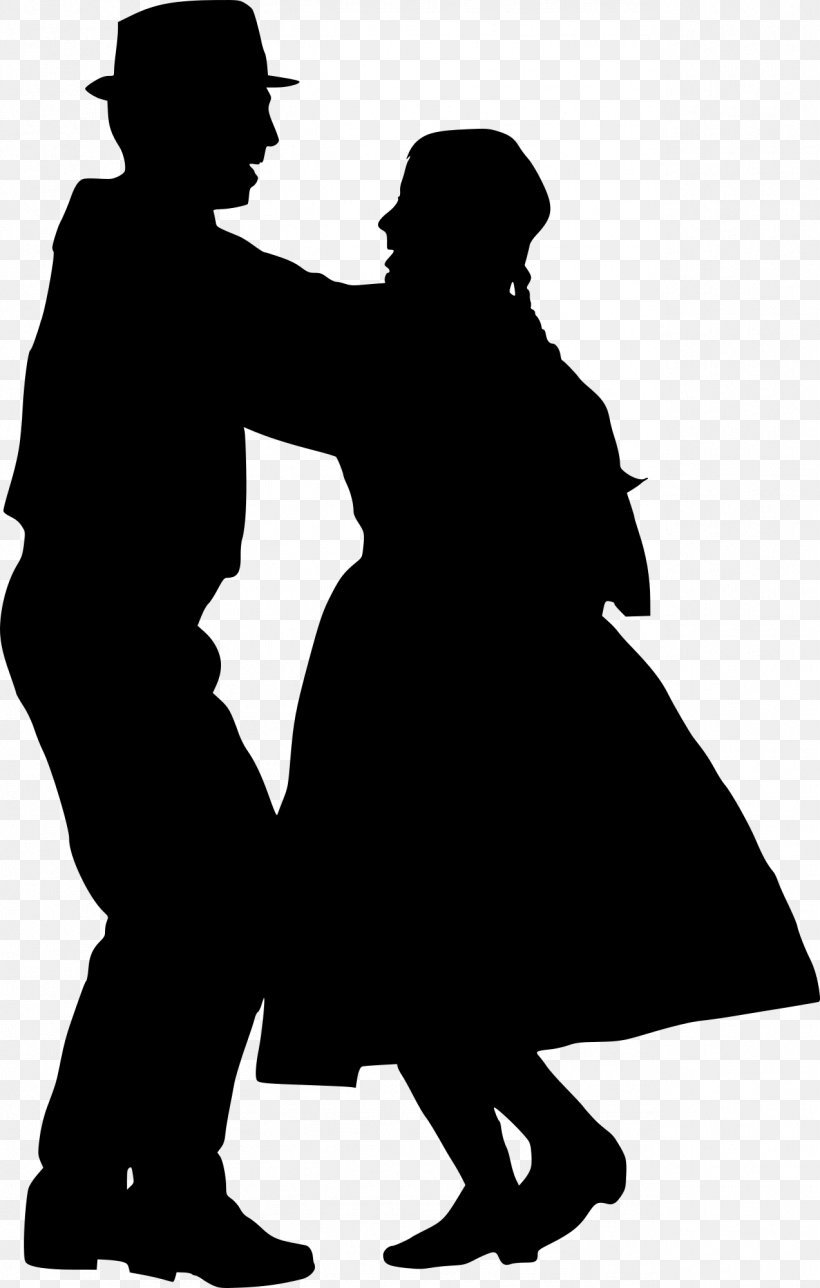 Silhouette Clip Art, PNG, 1273x2000px, Silhouette, Black, Black And White, Couple, Dance Download Free