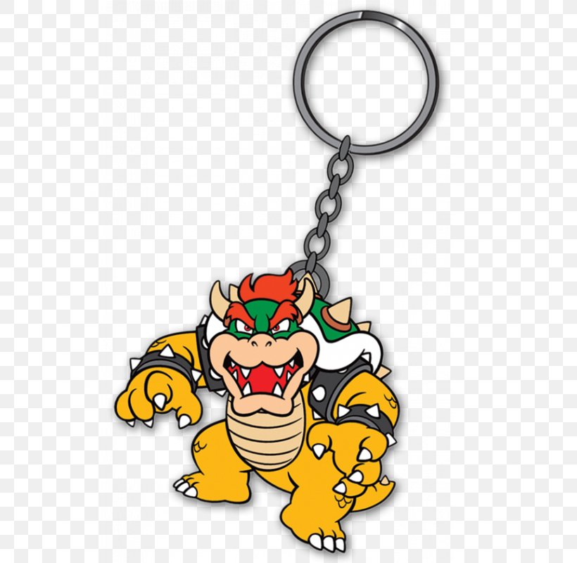 Super Mario Bros. Key Chains Bowser, PNG, 800x800px, Super Mario Bros, Body Jewelry, Bowser, Cartoon, Fashion Accessory Download Free