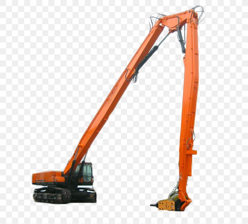 Heavy Machinery Komatsu Limited Long Reach Excavator Crane, PNG, 671x741px, Heavy Machinery, Architectural Engineering, Bucket, Construction Equipment, Crane Download Free