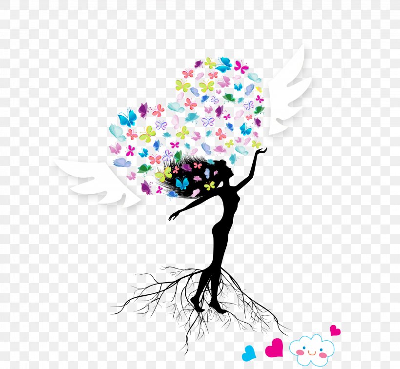 Creative Tree, PNG, 3215x2965px, Tree, Art, Branch, Clip Art, Drawing Download Free
