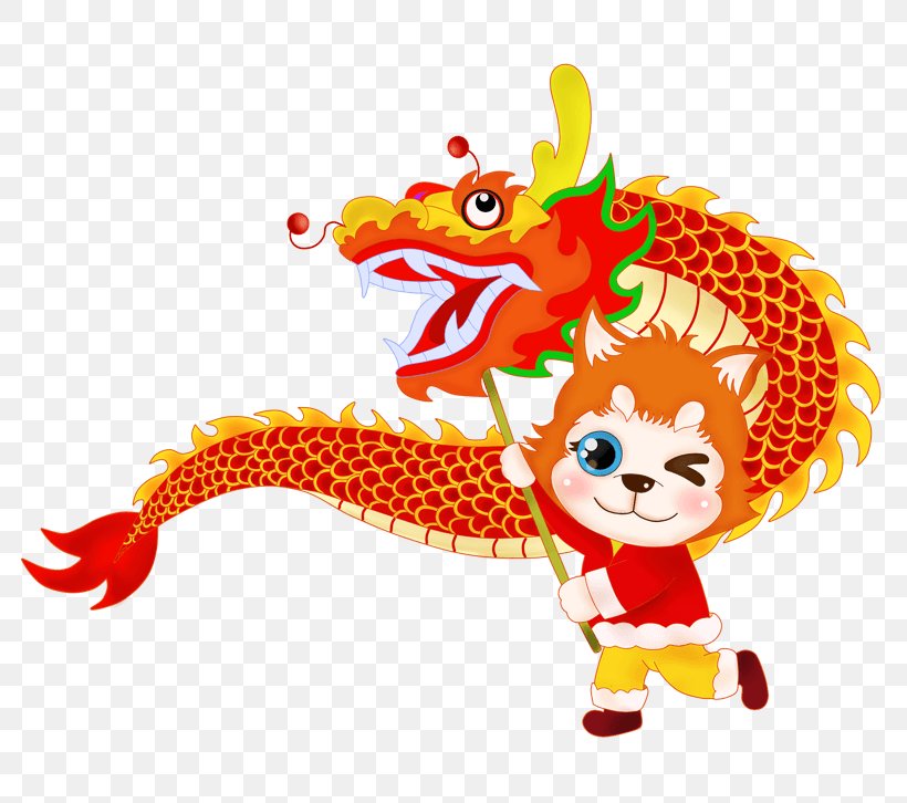Dragon Dance China Chinese New Year Chinese Dragon, PNG, 803x726px, Dragon Dance, Animation, Art, Cartoon, China Download Free