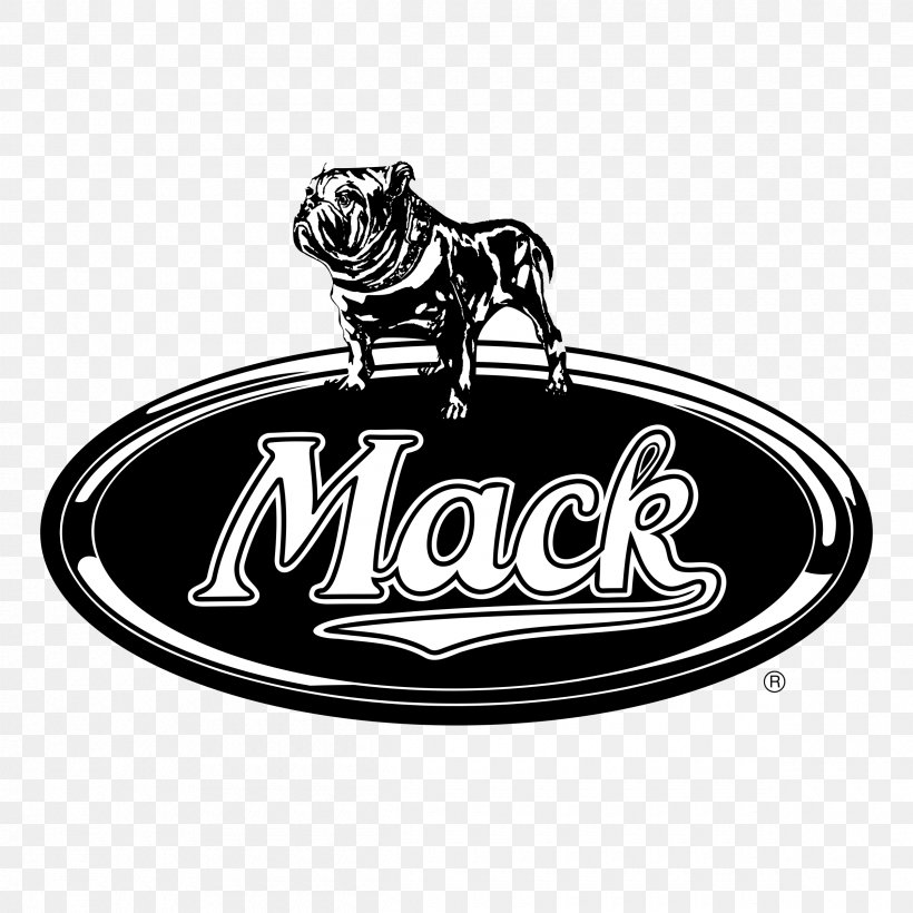 Mack Trucks Car Vector Graphics Clip Art Logo, PNG, 2400x2400px, Mack Trucks, Ab Volvo, Automotive Design, Black And White, Brand Download Free