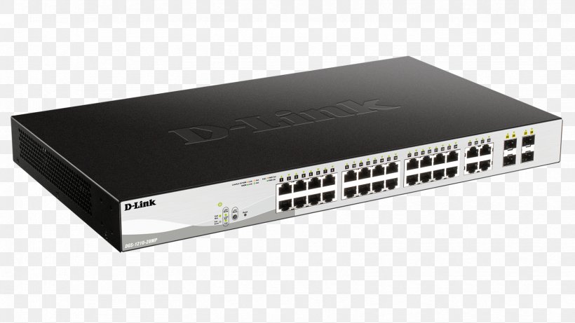 Power Over Ethernet Gigabit Ethernet Small Form-factor Pluggable Transceiver Network Switch 1000BASE-T, PNG, 1664x936px, Power Over Ethernet, Dlink, Dlink Des 1210, Dlink Dgs1024d, Dlink Dgs Switch Download Free