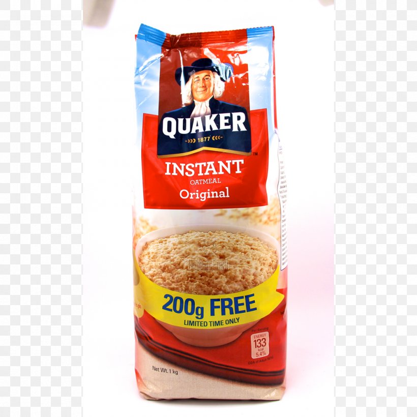 Quaker Instant Oatmeal Breakfast Cereal Cream Vegetarian Cuisine, PNG, 1000x1000px, Quaker Instant Oatmeal, Biscuits, Breakfast, Breakfast Cereal, Commodity Download Free