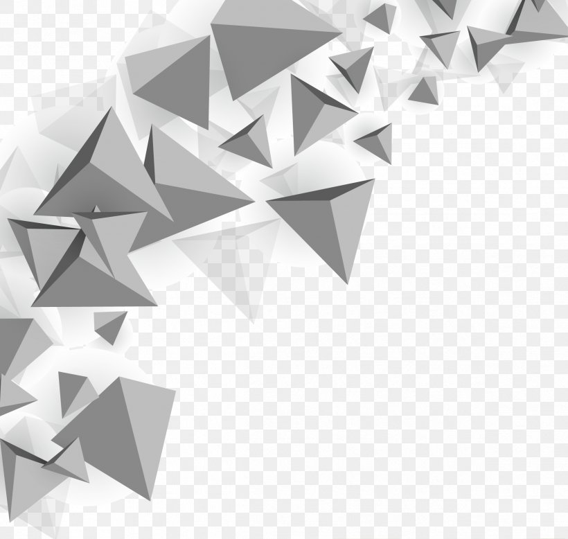 Triangle Polygon Mesh, PNG, 2391x2269px, Triangle, Black And White, Color, Geometry, Monochrome Download Free