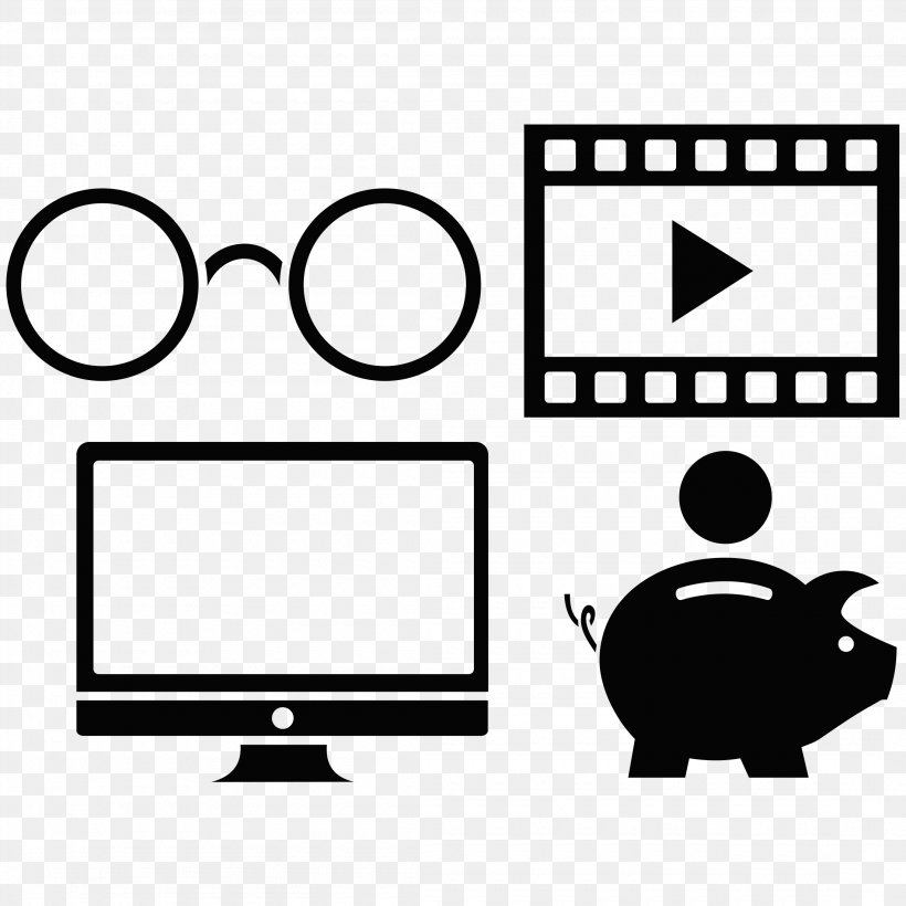 Video Illustration Stock Photography, PNG, 2200x2200px, Video, Area, Black, Black And White, Brand Download Free