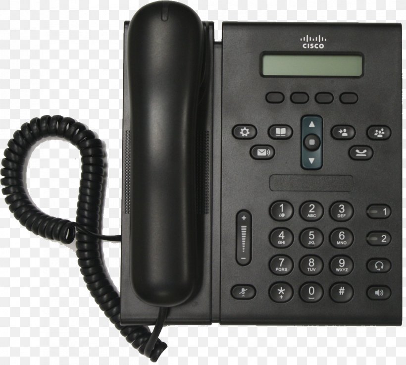 VoIP Phone Telephone Cisco Systems Voice Over IP Skinny Call Control Protocol, PNG, 1197x1077px, Voip Phone, Asterisk, Caller Id, Cisco Systems, Corded Phone Download Free